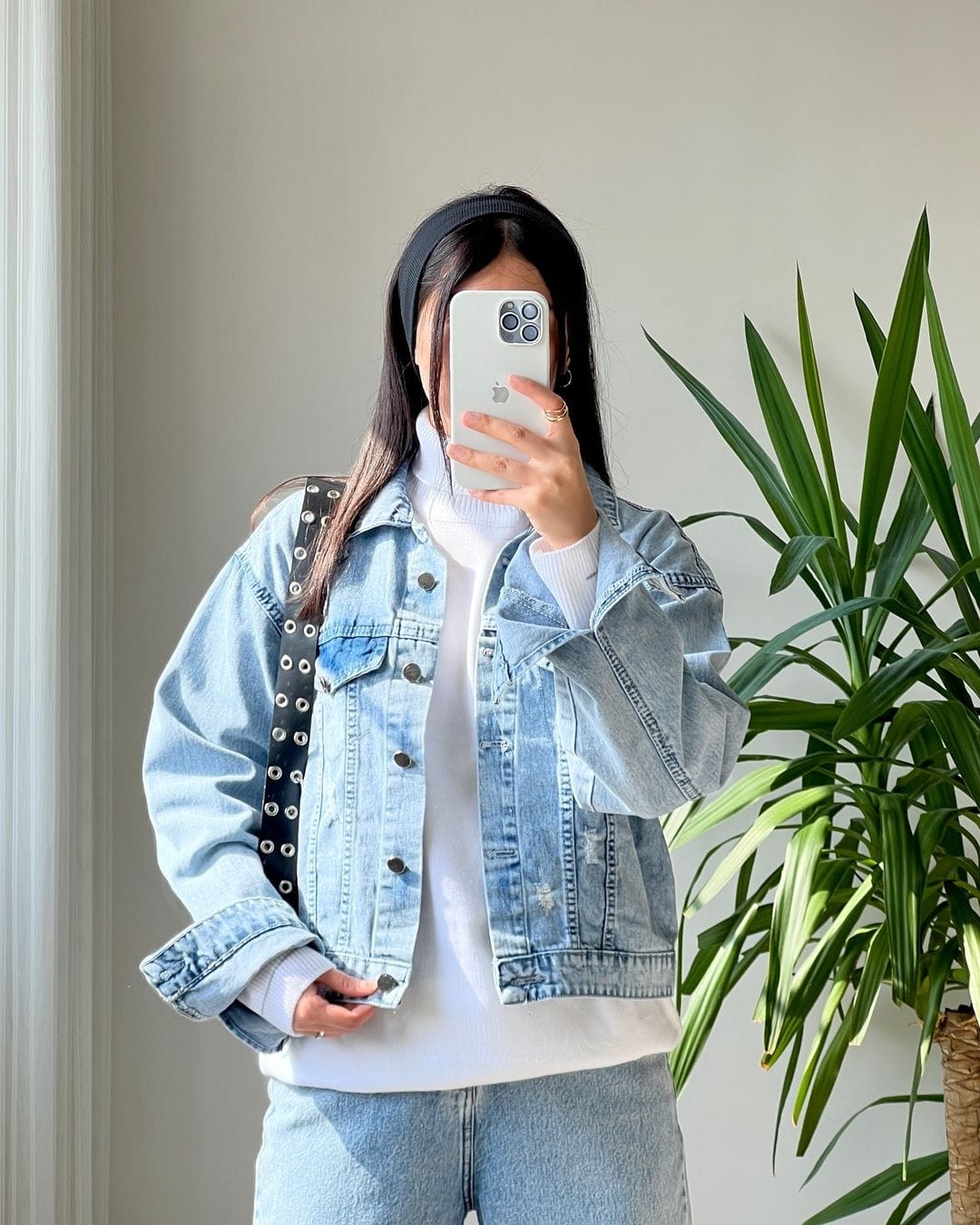 Sky Blue Denim Jacket PW3999